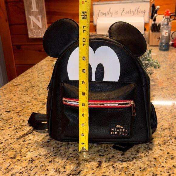 Disney Mickey Mouse Black and White Backpack - Picture 9 of 14